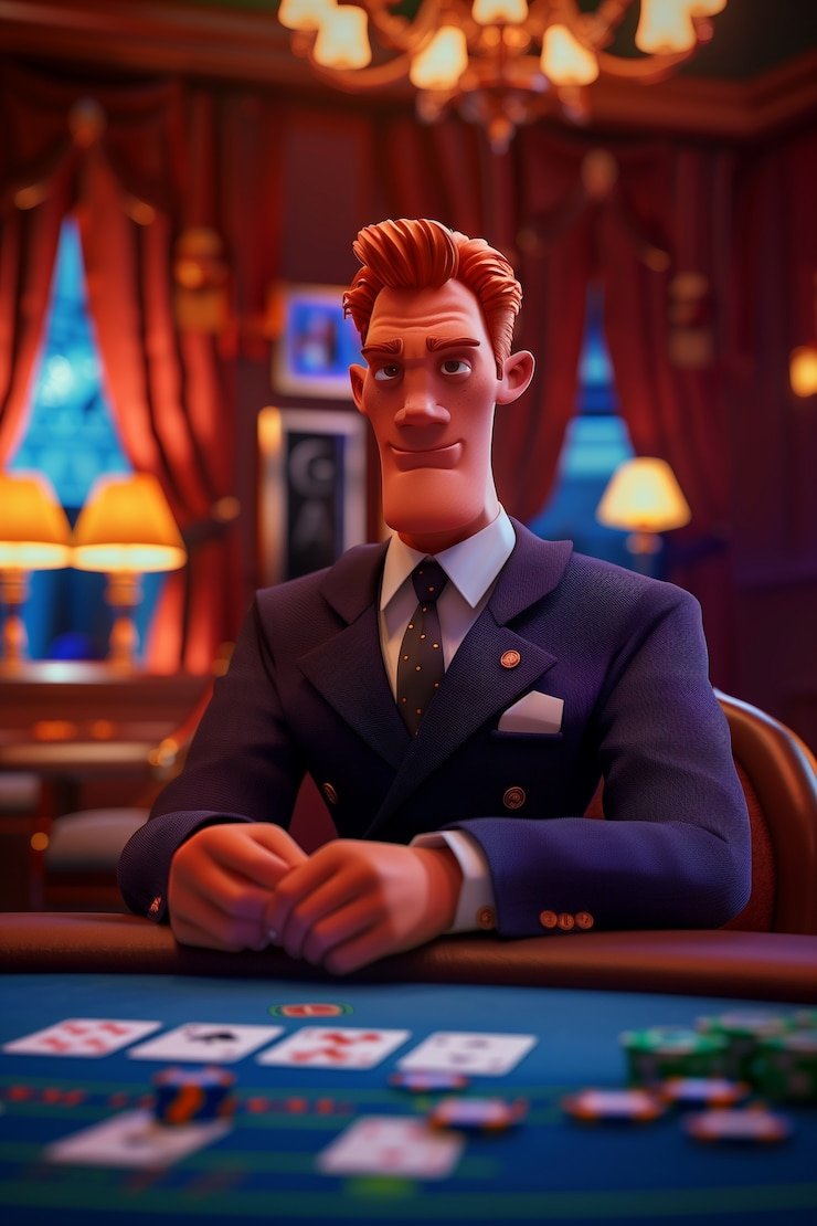 Live dealer studio environment with professional croupier at a blackjack table